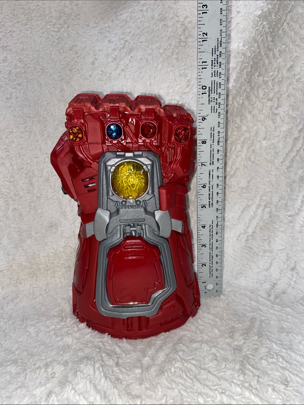 Marvel Avengers Endgame Iron Man Nano Gauntlet Toy Infinity Red Kids - Picture 6 of 7
